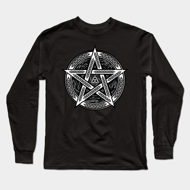 Pentagram Long Sleeve T-Shirt by GabrielaTot